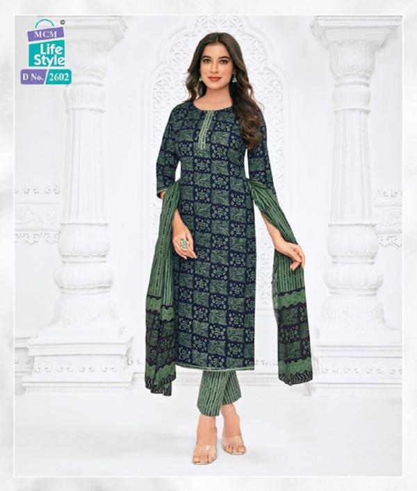Mcm Priyalaxmi Vol-26 Cototn Designer Patiyala Dress Material